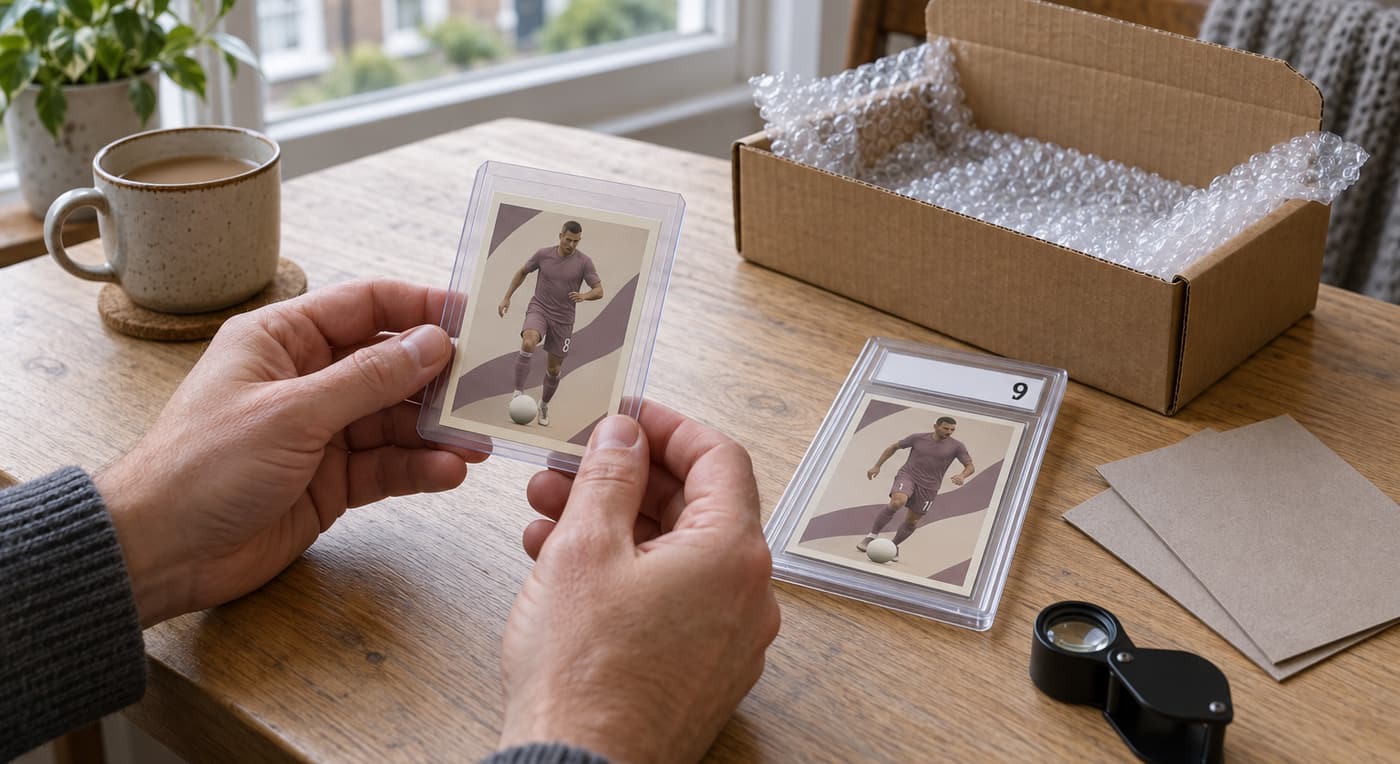 Card Grading UK for Football Collectors