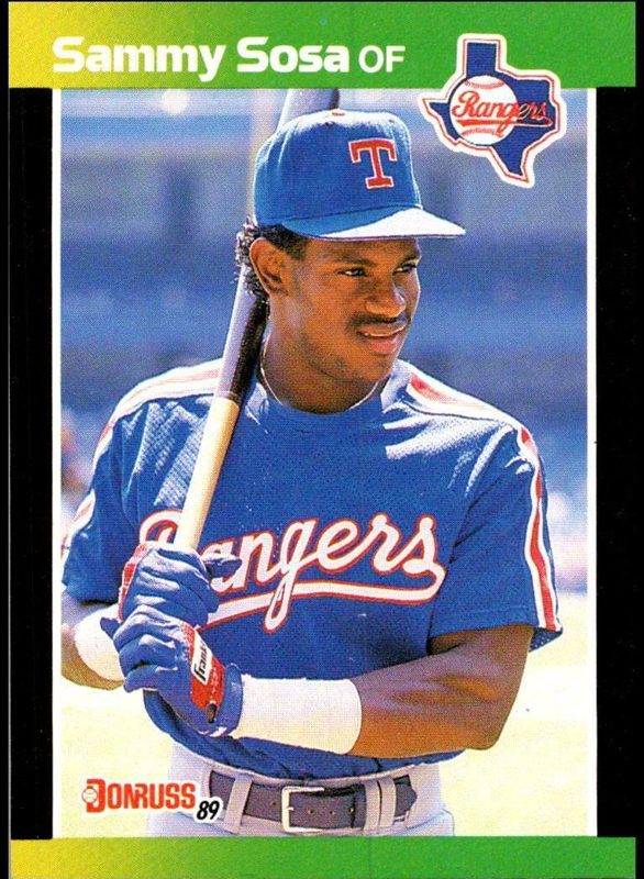 Sammy Sosa, 1989 Donruss Baseball's Best