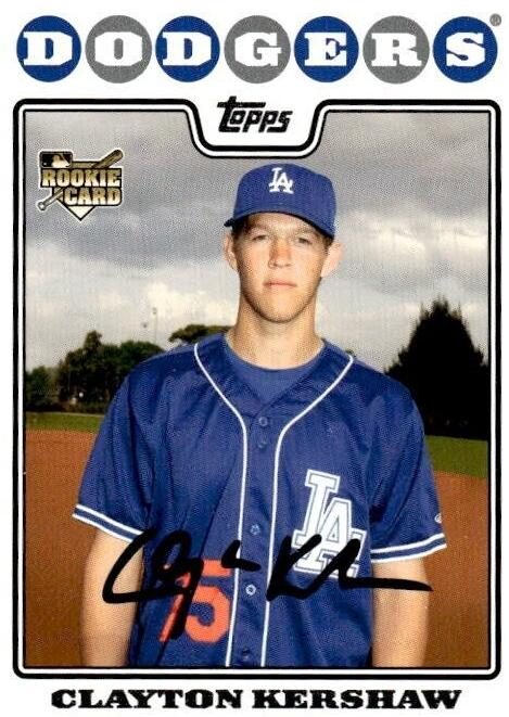 Clayton Kershaw, 2008 Topps Updates and Highlights Baseball