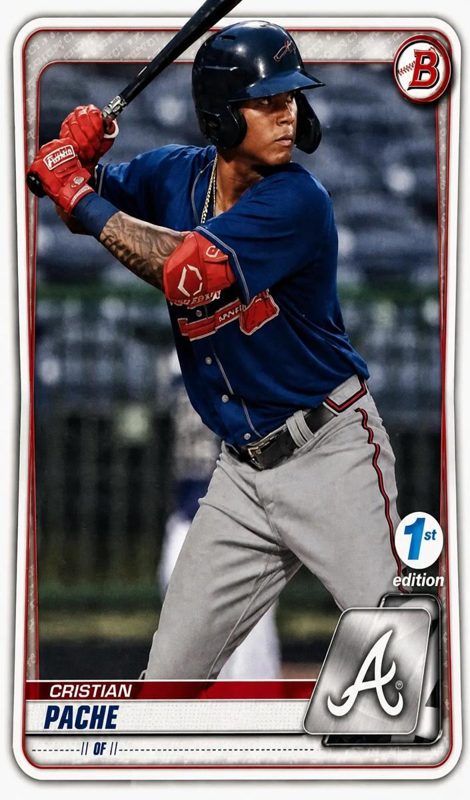 Cristian Pache, 2020 Bowman 1st Edition Baseball