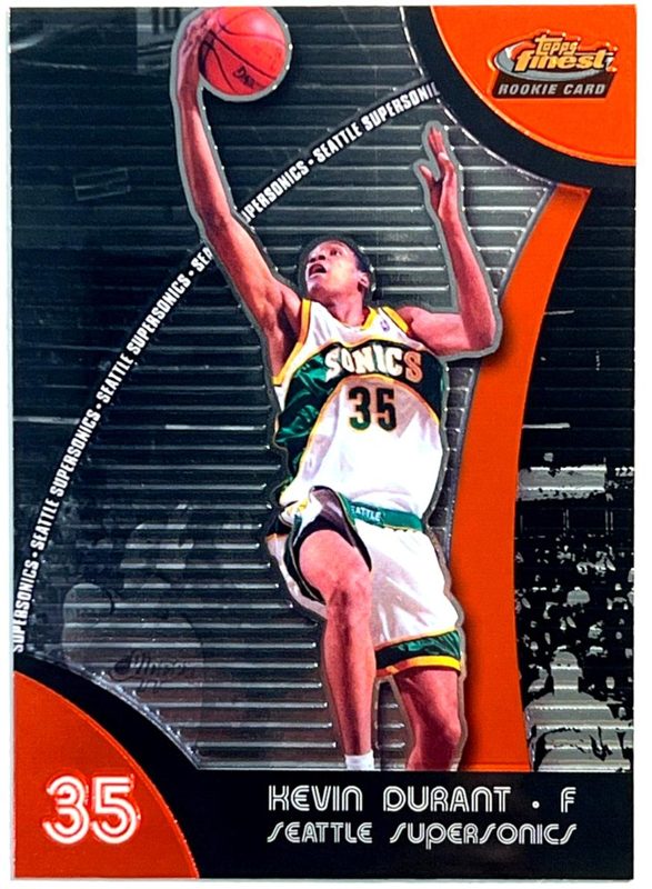 Kevin Durant, 2007 Topps Finest Basketball