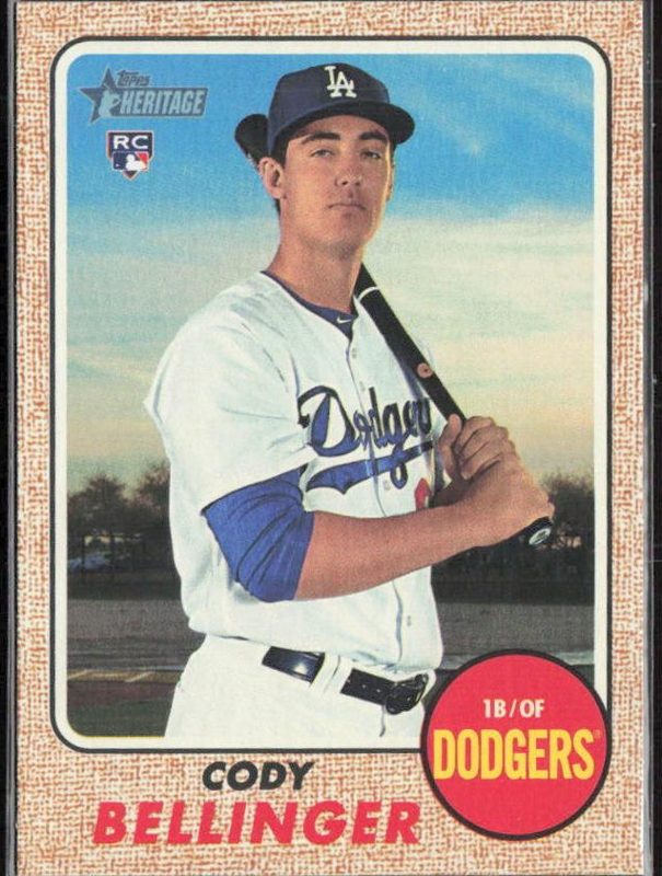 Cody Bellinger, 2017 Topps Heritage Baseball