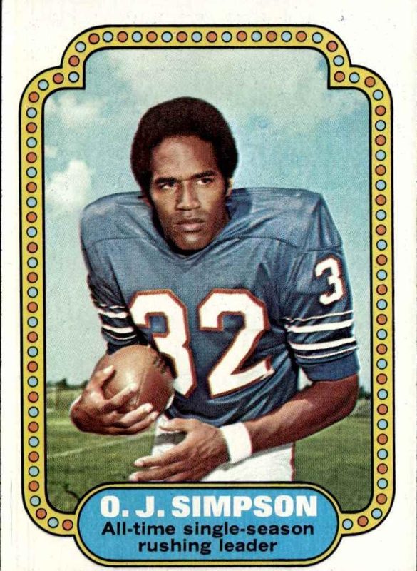 O.J. Simpson, 1974 Topps Football