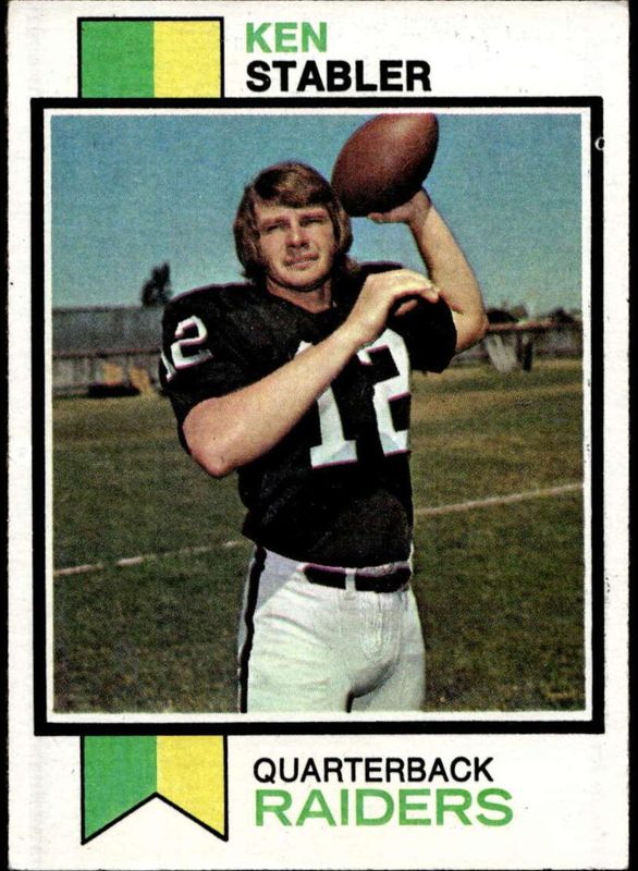 Ken Stabler, 1973 Topps Football