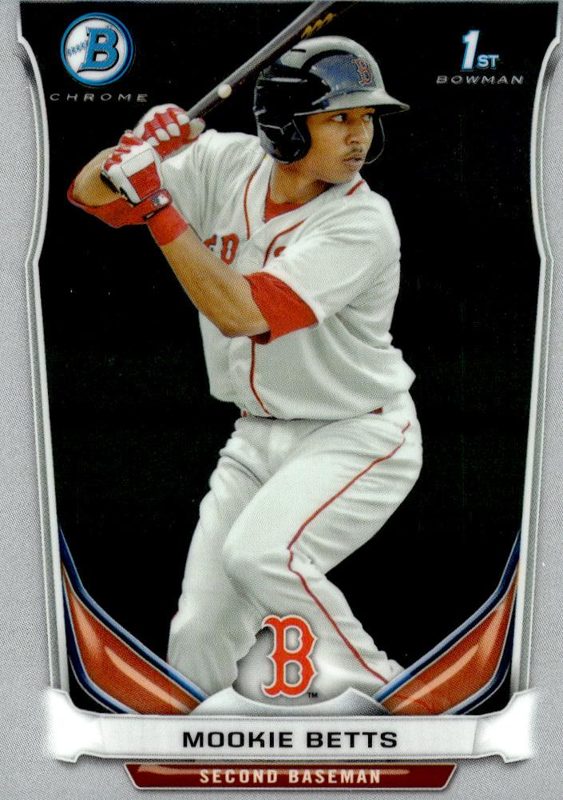 Mookie Betts, 2014 Bowman Chrome Prospects Baseball
