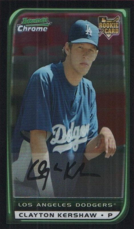 Clayton Kershaw, 2008 Bowman Chrome Draft Baseball