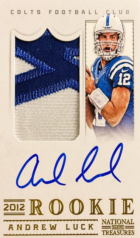 Andrew Luck, 2012 Panini National Treasures Football
