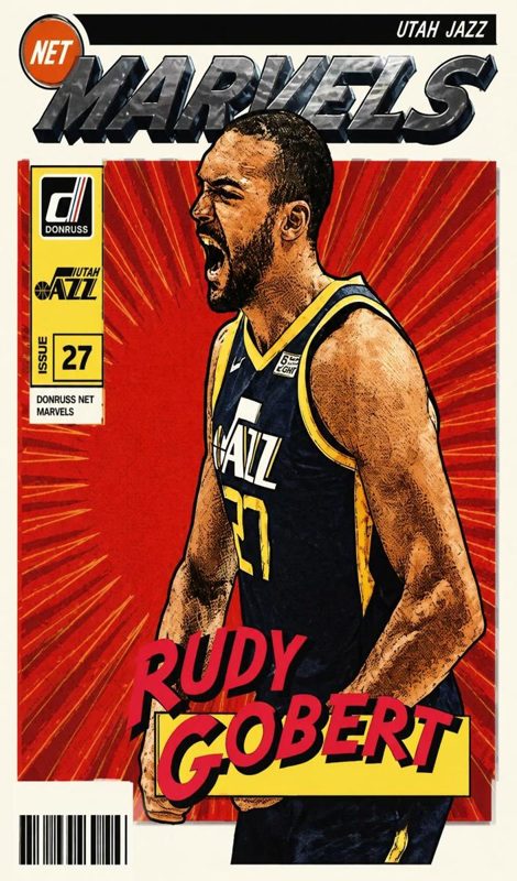 Rudy Gobert, 2019 Panini Donruss Basketball