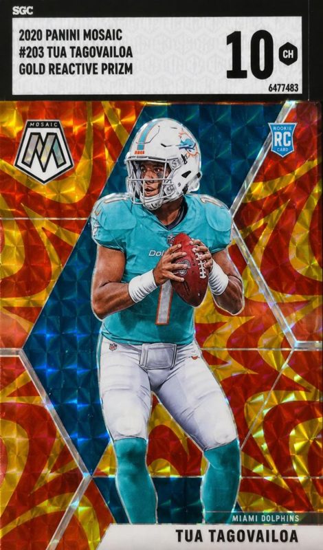 Tua Tagovailoa, 2020 Panini Mosaic Football