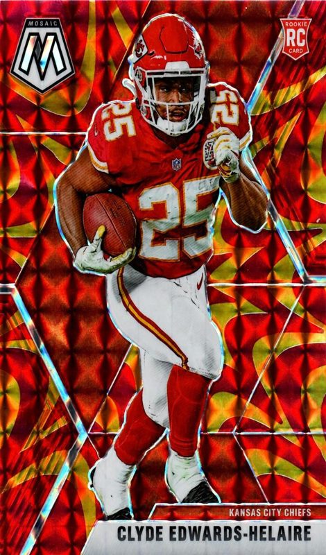 Clyde Edwards-Helaire, 2020 Panini Mosaic Football