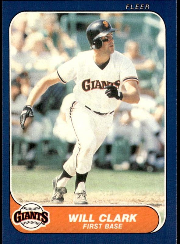 Will Clark, 1986 Fleer Update Baseball