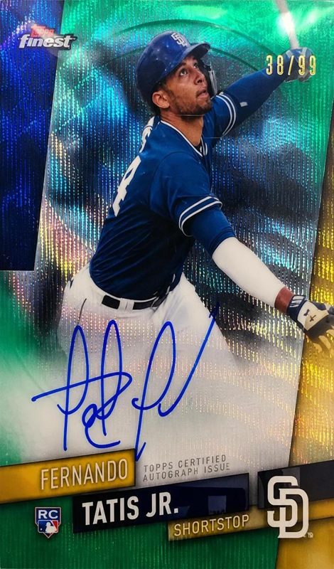 Fernando Tatis Jr., 2019 Topps Finest Baseball