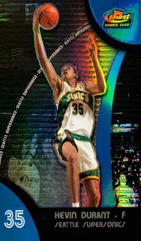 Kevin Durant, 2007 Topps Finest Basketball
