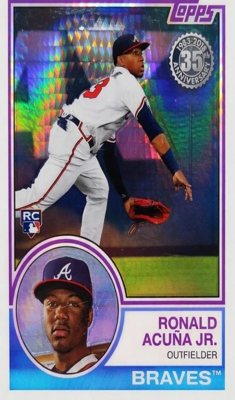 Ronald Acuna Jr., 2018 Topps Silver Pack Baseball