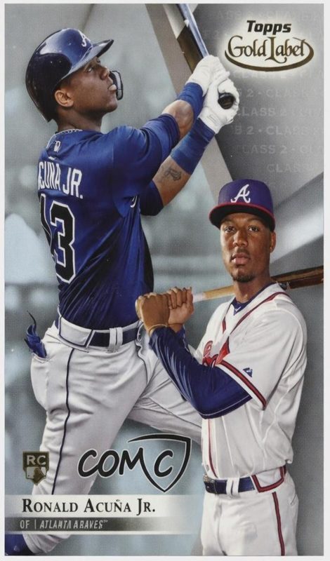 Ronald Acuna Jr., 2018 Topps Gold Label Baseball