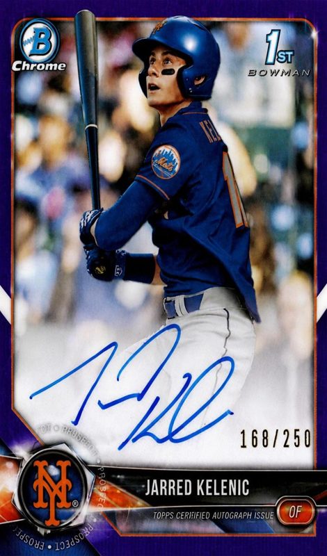 Jarred Kelenic, 2018 Bowman Chrome Draft Baseball