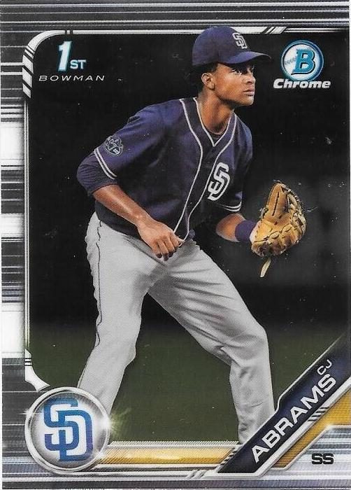 CJ Abrams, 2019 Bowman Chrome Draft Baseball
