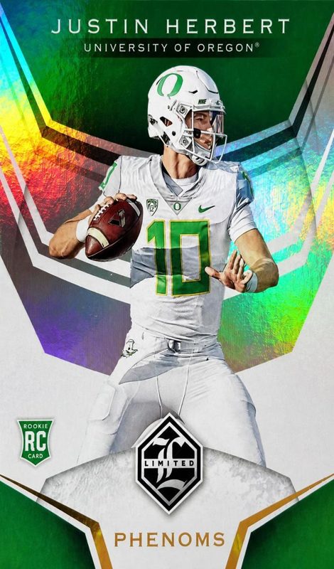 Justin Herbert, 2020 Panini Chronicles Draft Picks Football