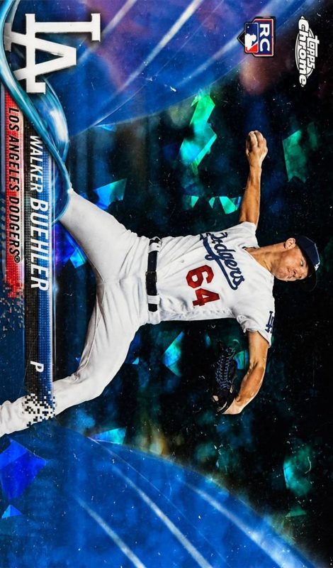 Walker Buehler, 2018 Topps Chrome Sapphire Baseball