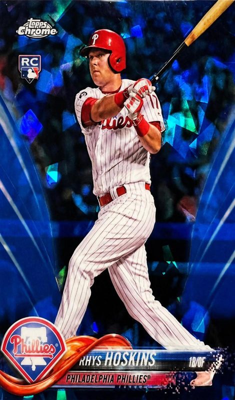 Rhys Hoskins, 2018 Topps Chrome Sapphire Baseball