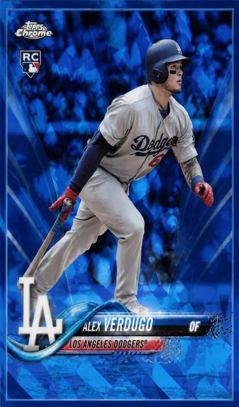 Alex Verdugo, 2018 Topps Chrome Sapphire Baseball