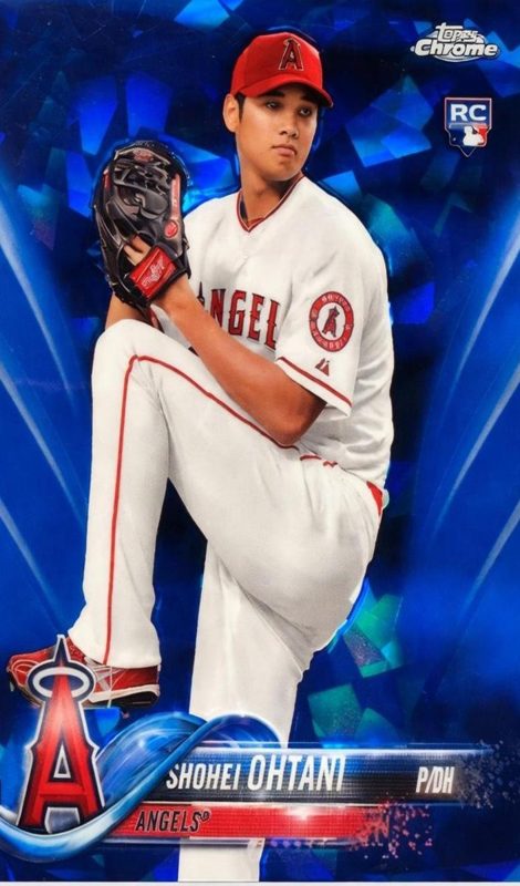 Shohei Ohtani, 2018 Topps Chrome Sapphire Baseball