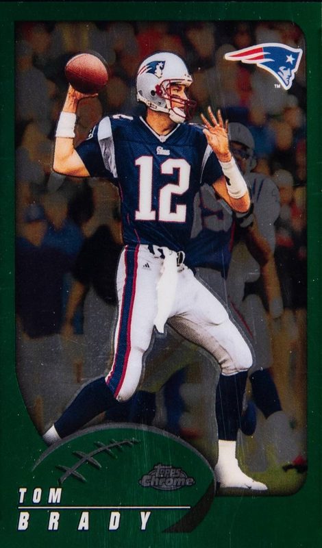 Tom Brady, 2002 Topps Chrome Football