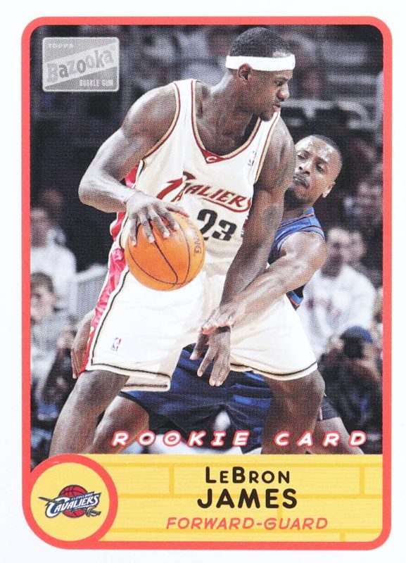 Lebron James, 2003 Topps Bazooka Basketball