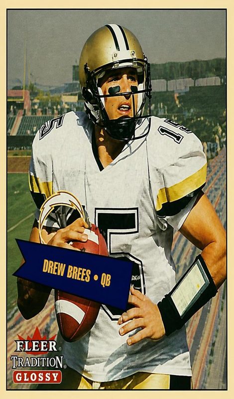 Drew Brees, 2001 Fleer Tradition Football