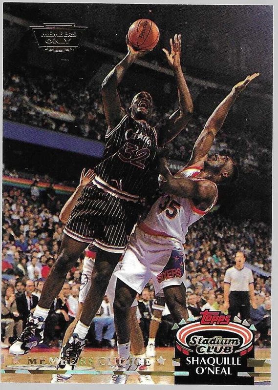 Shaquille O'Neal, 1992 Topps Stadium Club Basketball