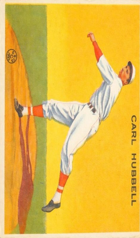 Carl Hubbell, 1933 R319 Goudey Baseball