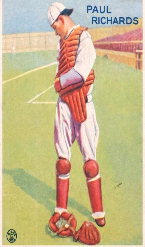 Paul Richards, 1933 R319 Goudey Baseball
