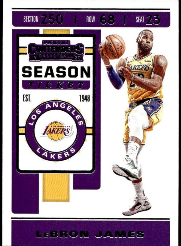 Lebron James, 2019 Panini Contenders Basketball