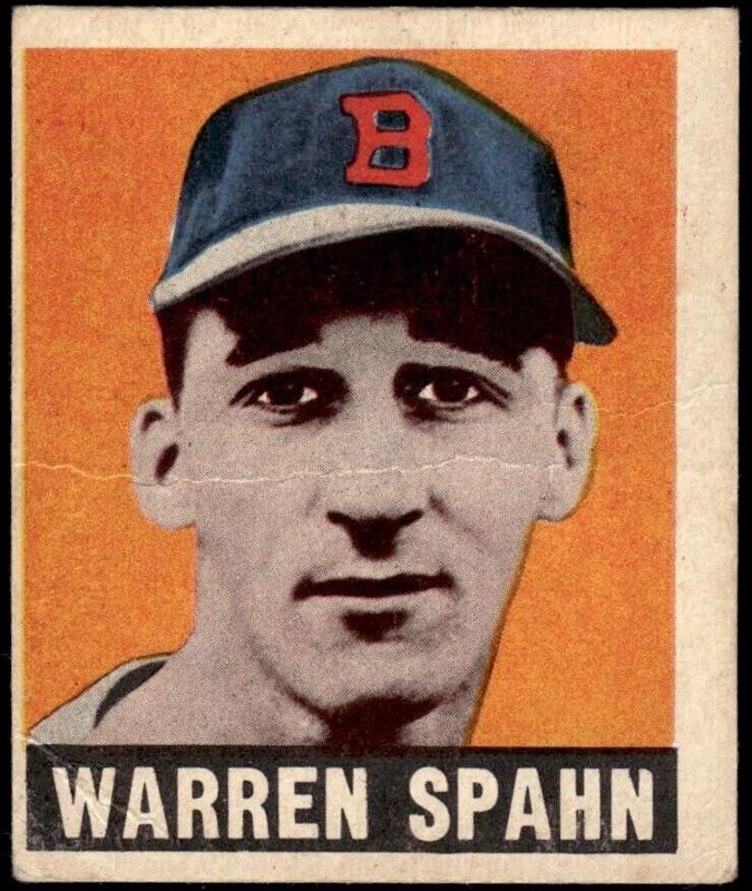 Warren Spahn, 1948 Leaf Baseball