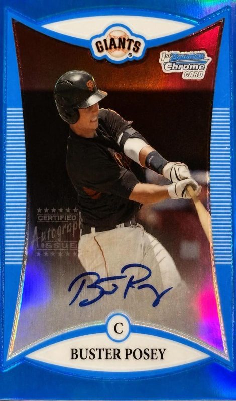 Buster Posey, 2008 Bowman Chrome Draft Baseball