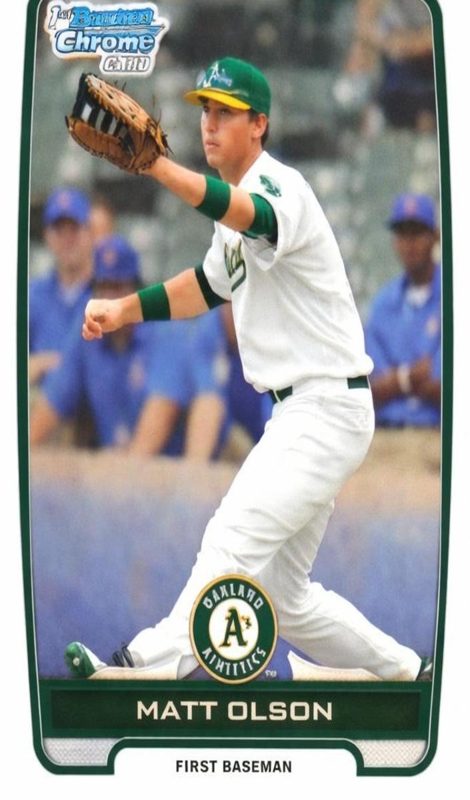 Matt Olson, 2012 Bowman Chrome Draft Baseball