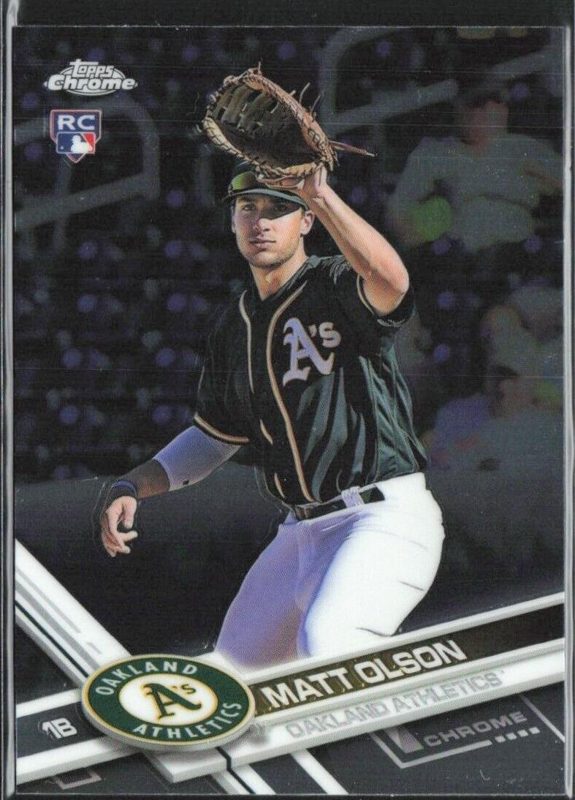 Matt Olson, 2017 Topps Chrome Baseball