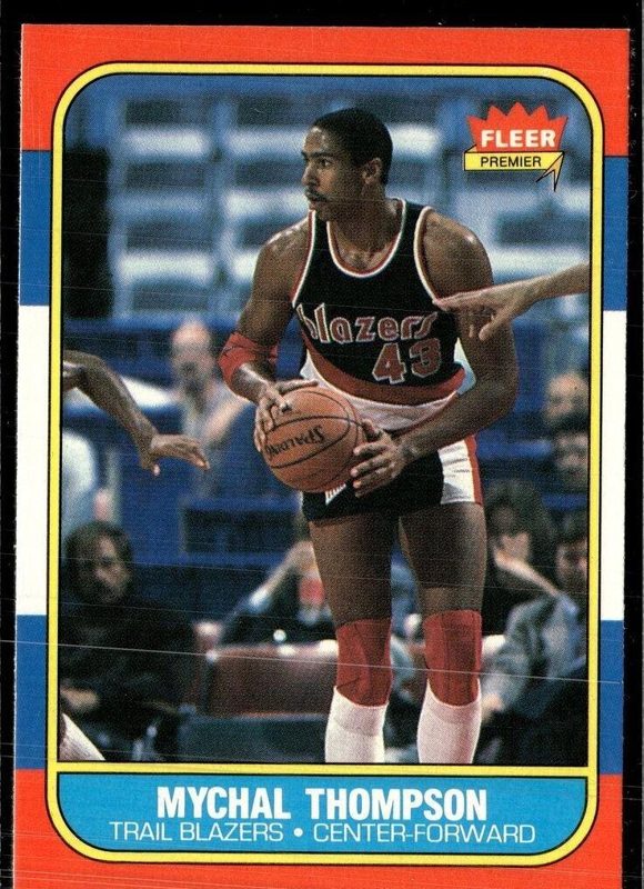 Mychal Thompson, 1986 Fleer Basketball