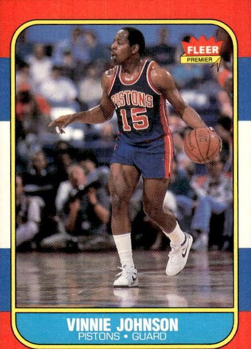 Vinnie Johnson, 1986 Fleer Basketball