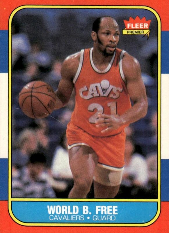 World B. Free, 1986 Fleer Basketball