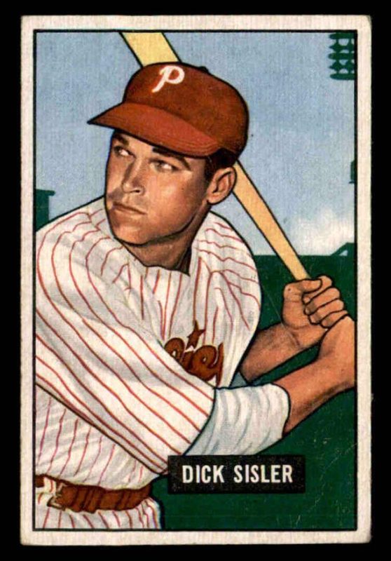 Dick Sisler, 1951 Bowman Baseball