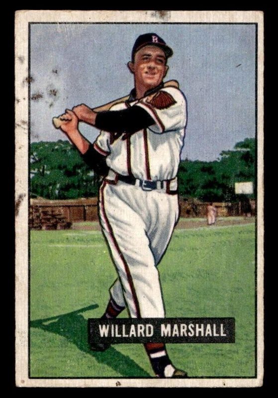 Willard Marshall, 1951 Bowman Baseball