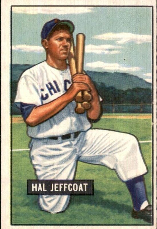 Hal Jeffcoat, 1951 Bowman Baseball