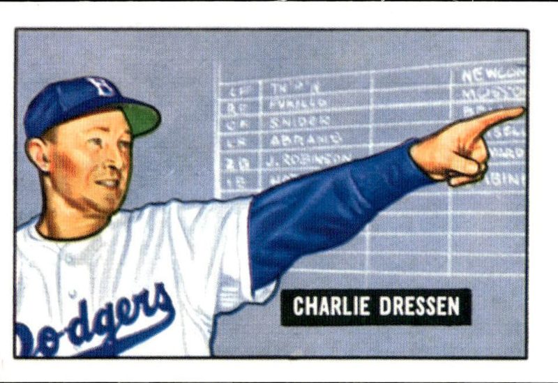 Chuck Dressen, 1951 Bowman Baseball
