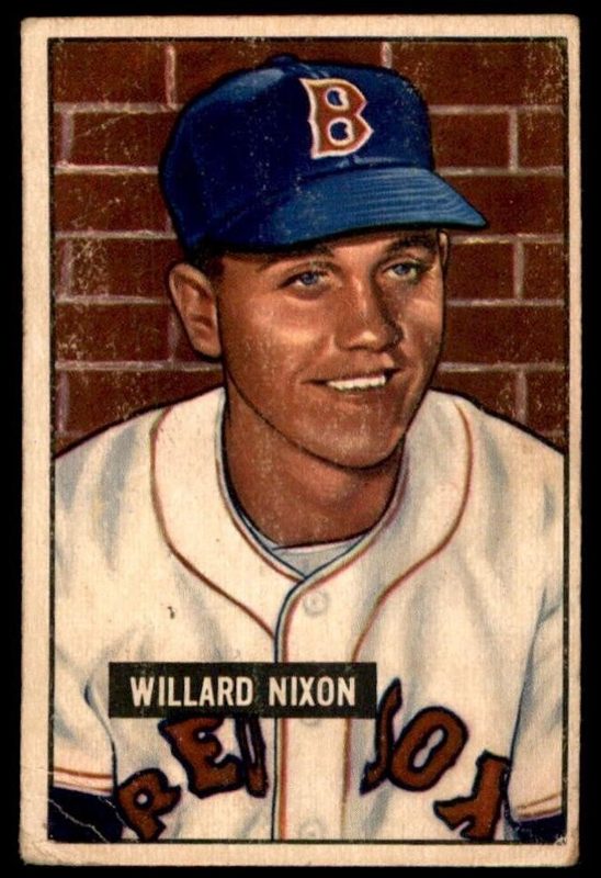 Willard Nixon, 1951 Bowman Baseball