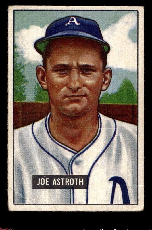 Joe Astroth, 1951 Bowman Baseball