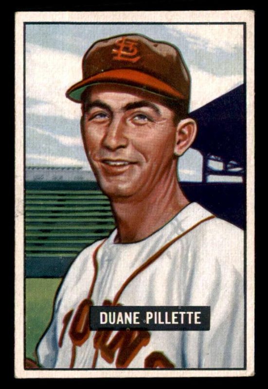 Duane Pillette, 1951 Bowman Baseball