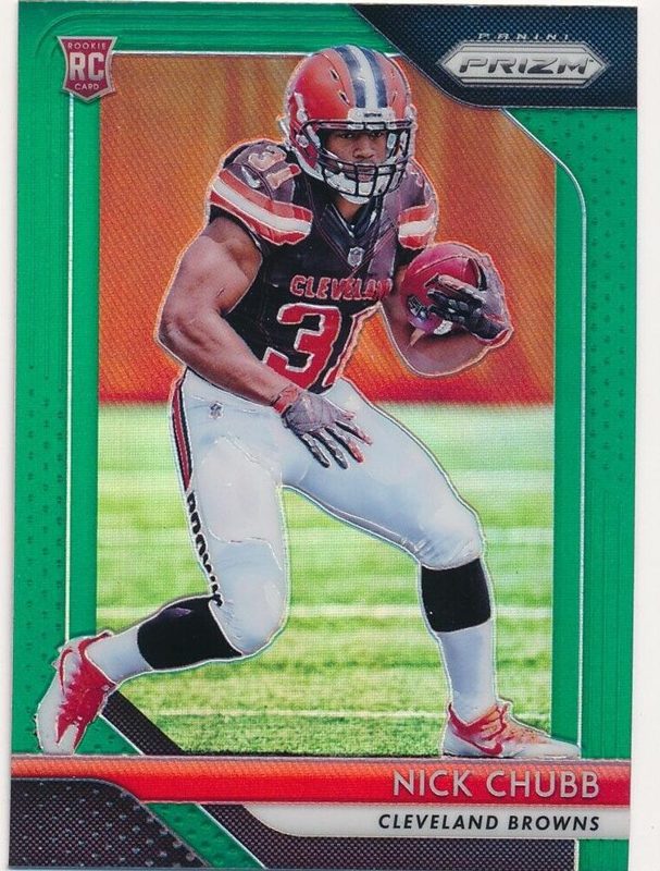 Nick Chubb, 2018 Panini Prizm Football