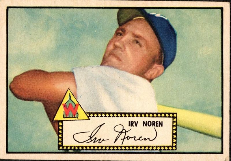 Irv Noren, 1952 Topps Baseball