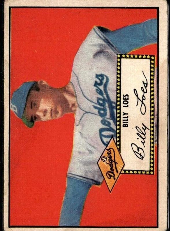 Billy Loes, 1952 Topps Baseball